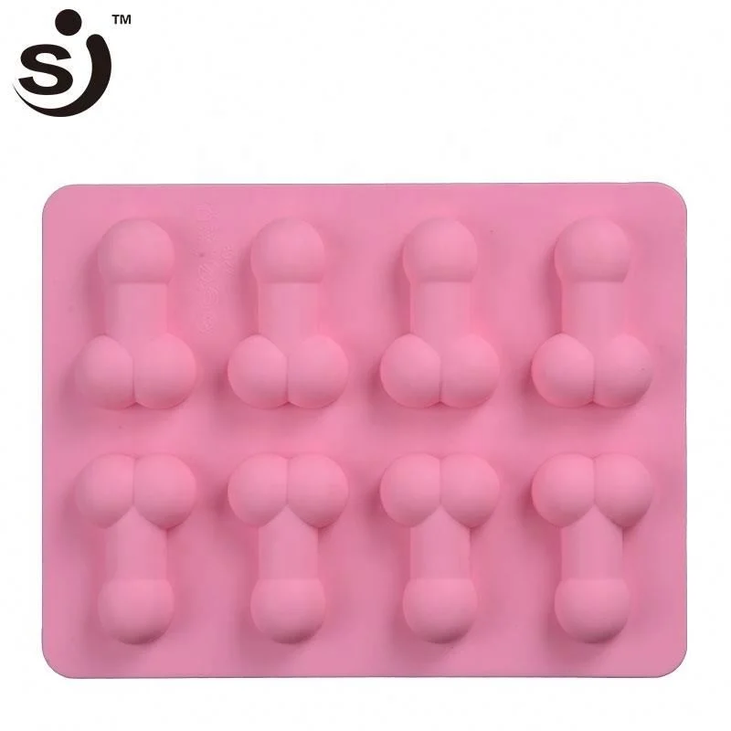 Hot Selling Silicone Penis Ice Cube Mold Funny Popsicle Penis Mold