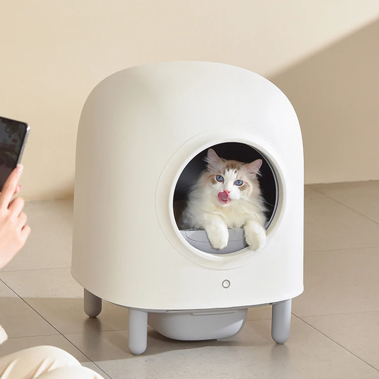 Petree Smart Self-Cleaning Cat Litter Box Automatic Cat Litter With 6L Large Capacity APP Control for Cat