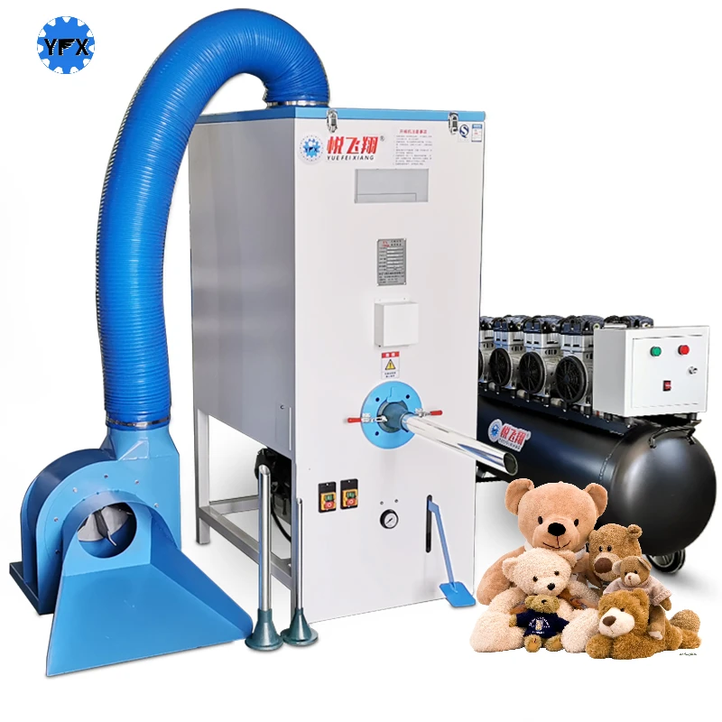 high quality plush air pump toy filling machine for sales