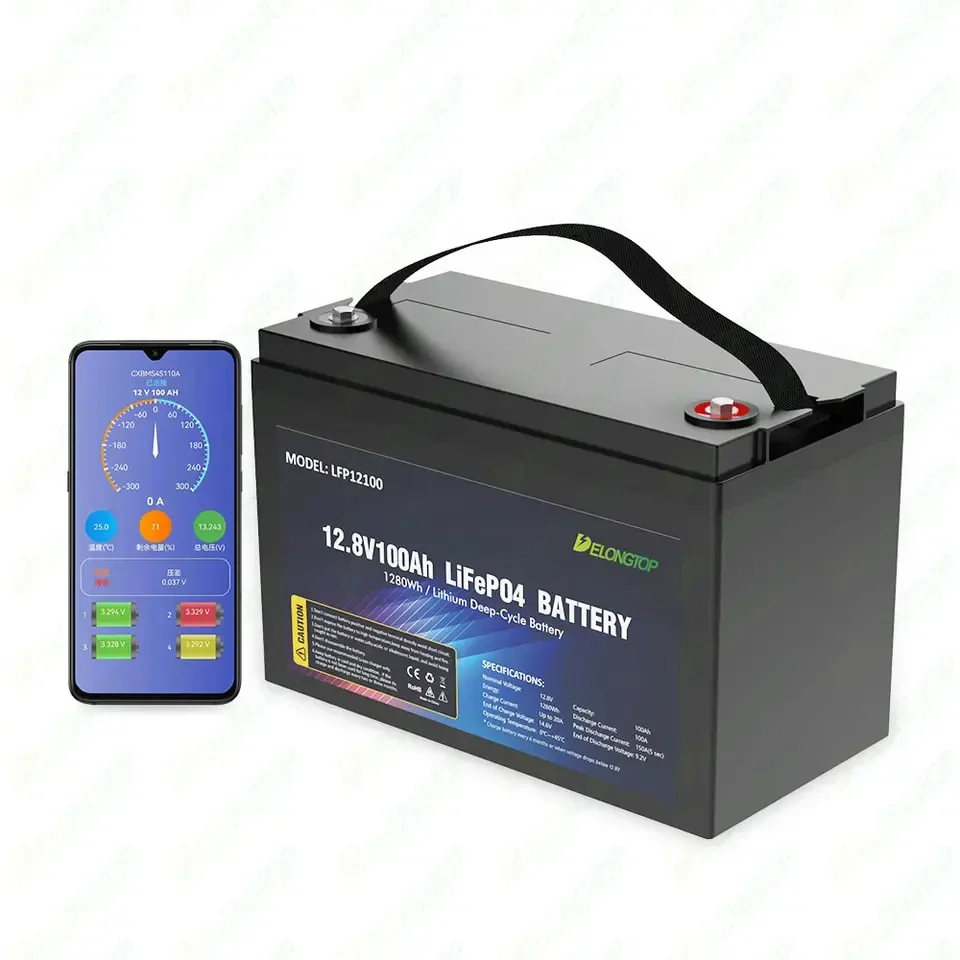 Customized Made 12V Lifepo4 Battery 12V 100ah 120Ah 150Ah 200Ah 300Ah 400Ah RV Solar Lithium Battery Pack