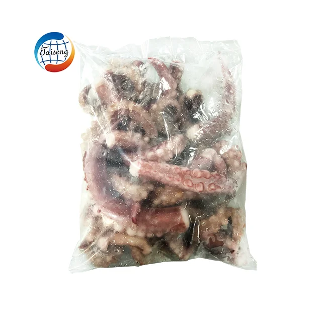 IQF quick lock fresh frozen octopus tentacles