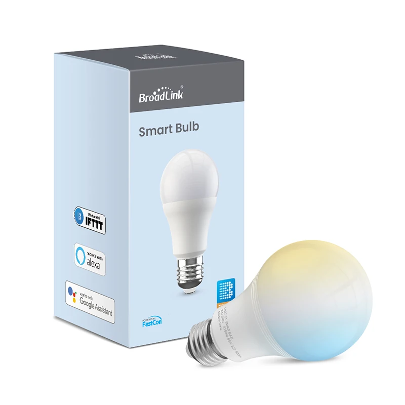BroadLink Smart WiFi LED Bulb 6.5W Dimmable Compatible With Alexa and Google Assistant Smart Led Bulb