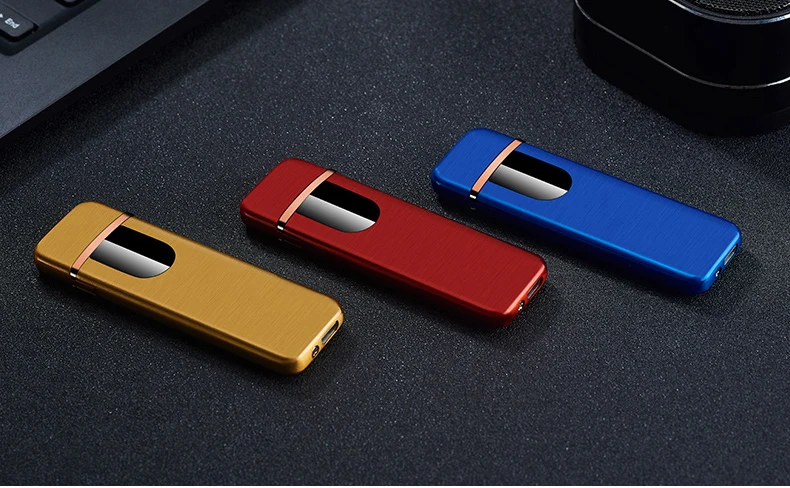 Многофункциональная Водонепроницаемая современная оптовая продажа usb перезаряжаемая металлическая зажигалка для