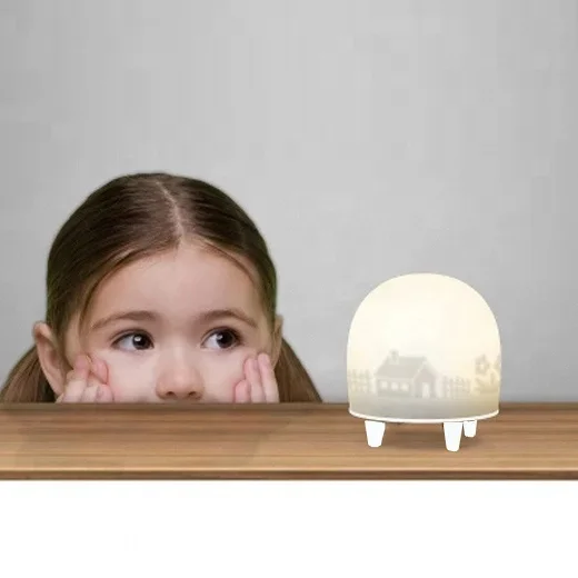 Ready to ship Cute Silicone USB Baby Sensor Led Night Light Small Night Light for Kids