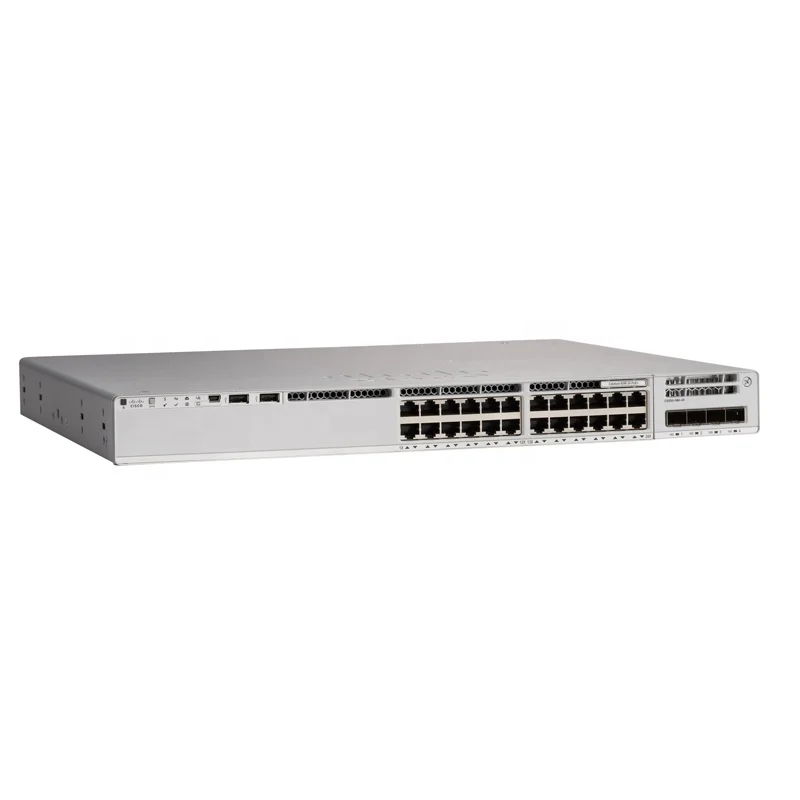 New original C9300L-24T-4X-A 9300L 10G Switch 24 Port Data 4x10G SFP+ Layer 3 Network Switch