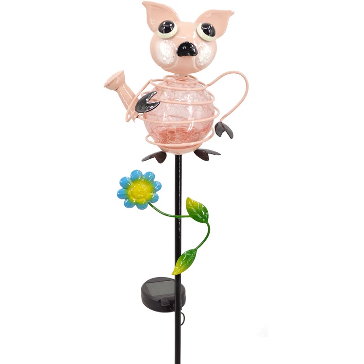 
2022 Spring Hot Selling Metal Solar Light Outdoor Cheap Garden Stake 