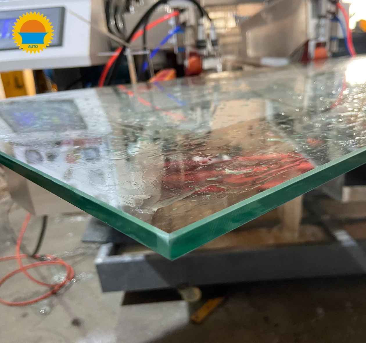 China Low Price Glass Processing Tool Multi Angle Double Glass Edge Grinding Polishing Machine