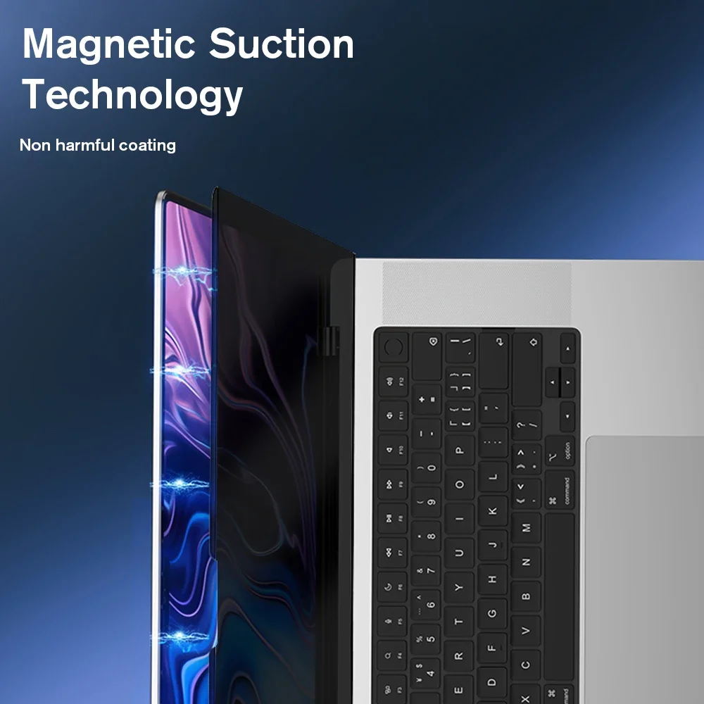 Magnetic Privacy Screen Protector for Macbook Air 15.3 2024 Pro 16.2 14.2 13.6 13.3 inch M1 M2 M3 Removable Laptop Filter Shield