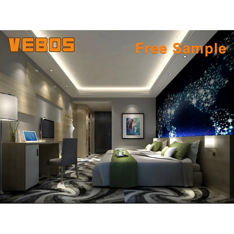 Завод полный индивидуальные деревянные гостиничный набор мебели для спальни и современный дизайн гостиничного номера 5 звезд