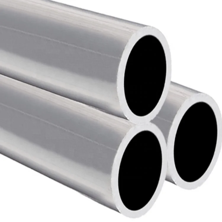 6063 Silver Extruded Aluminium Profile Anodize Large Diameter Color  Round Tube Customized Aluminum Pipe Aluminum