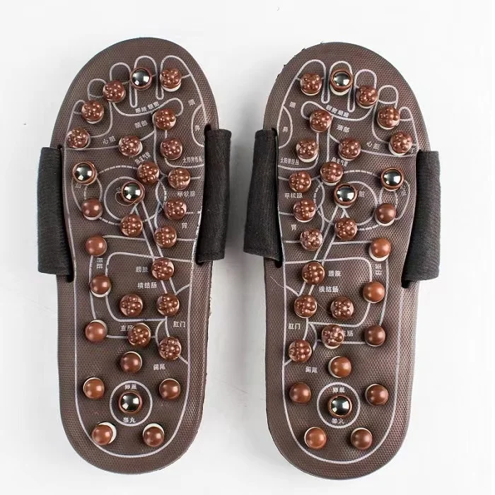 Magnetic Therapy Shoes Acupuncture Points Indoor For Men Women Reflexology Sandals Foot Massage Slippers