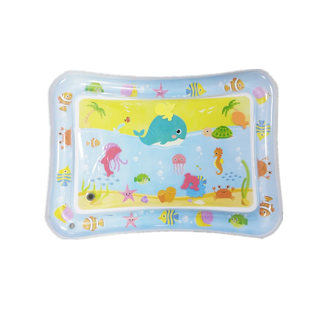 Baby Tummy Time Water Play Mat Eco Friendly Inflatable Baby Water Mat For Baby
