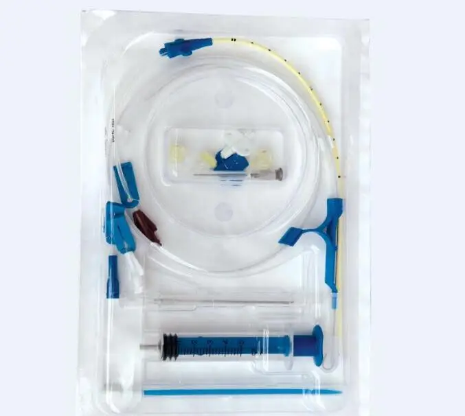 Double lumen medical disposable  central venous catheter price