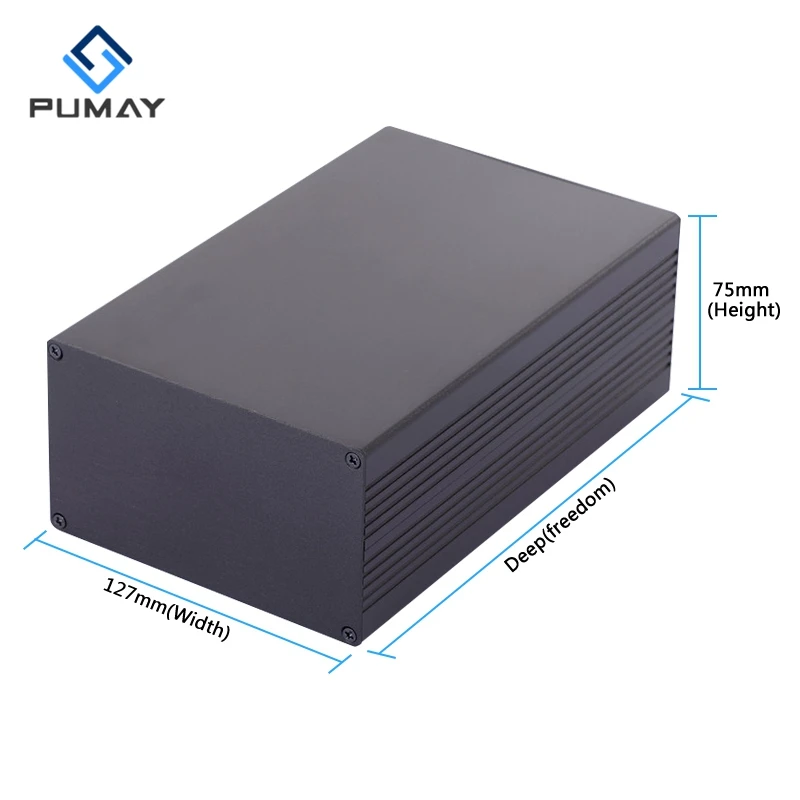 127*75-200 mm aluminium/stainless steel metal tool case/hard case aluminium sheet motor body