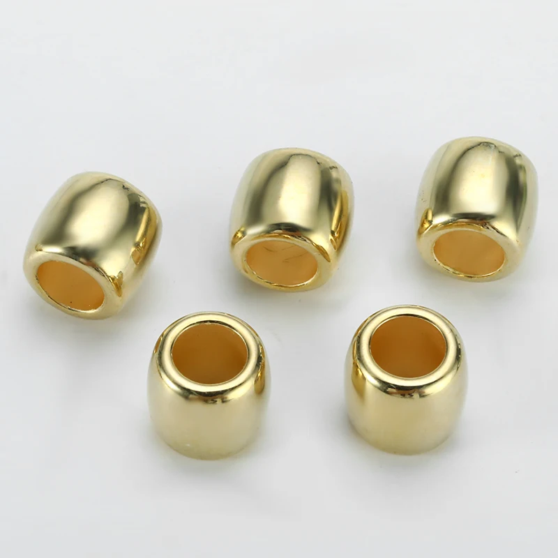 300 шт. 11 мм золотые оплетки для волос кольца зажимы женщин девочек дредов бусины круг инструмент укладки отверстия