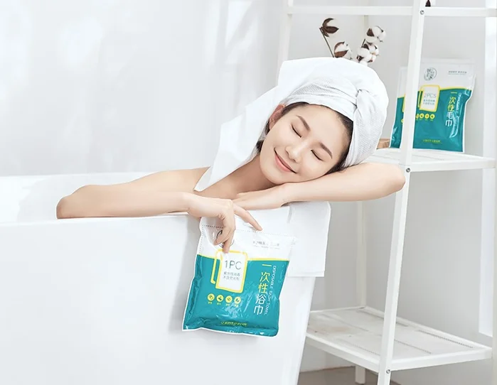 HOT selling new product Plant Fiber Face Towel Eco-Friendly Disposable bath towel Product
