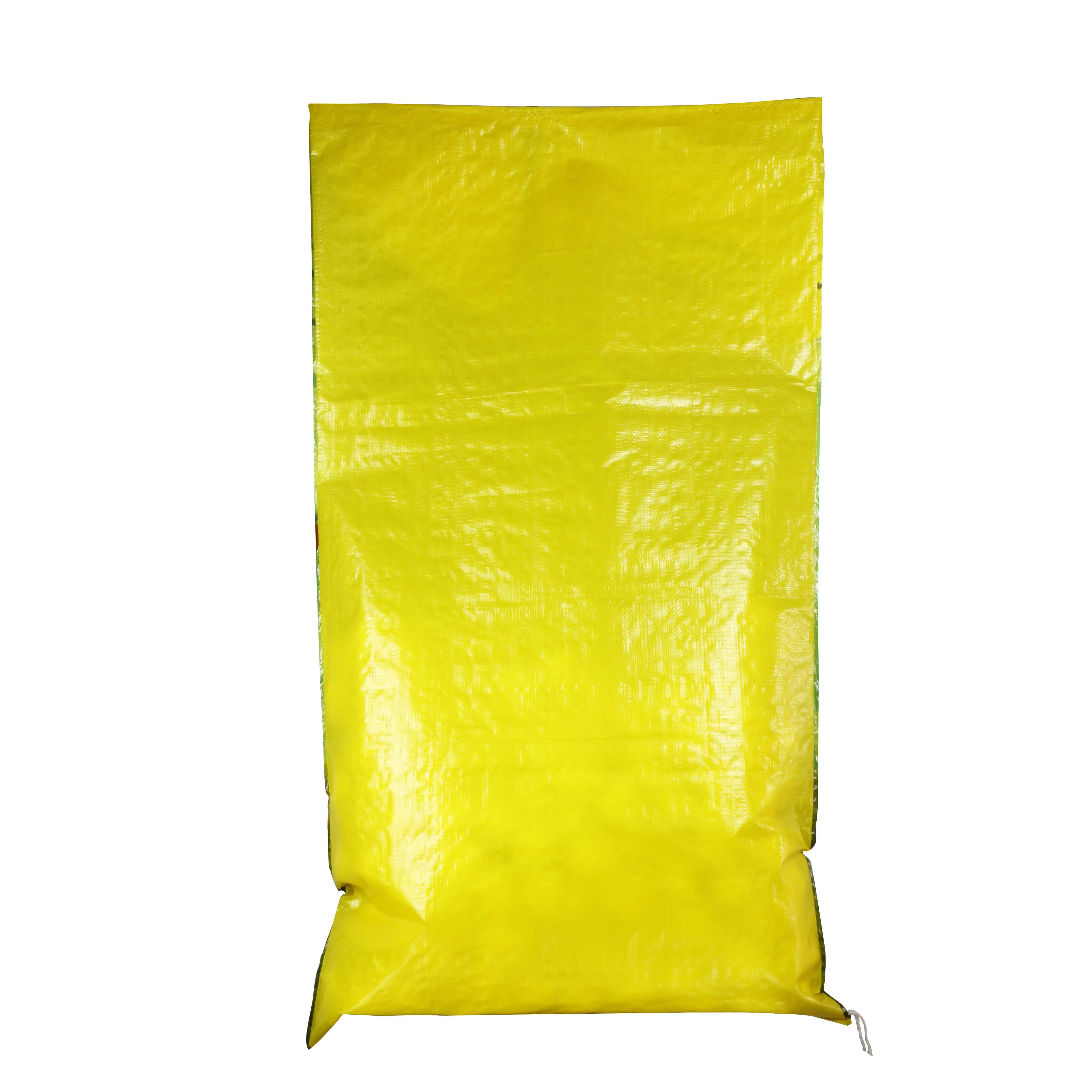 Custom Animal Feed Bag Wholesale 25kg 50kg  Cattle Pig Fish  Used Laminated Film High Quality Best Pp Woven Bag Sacks