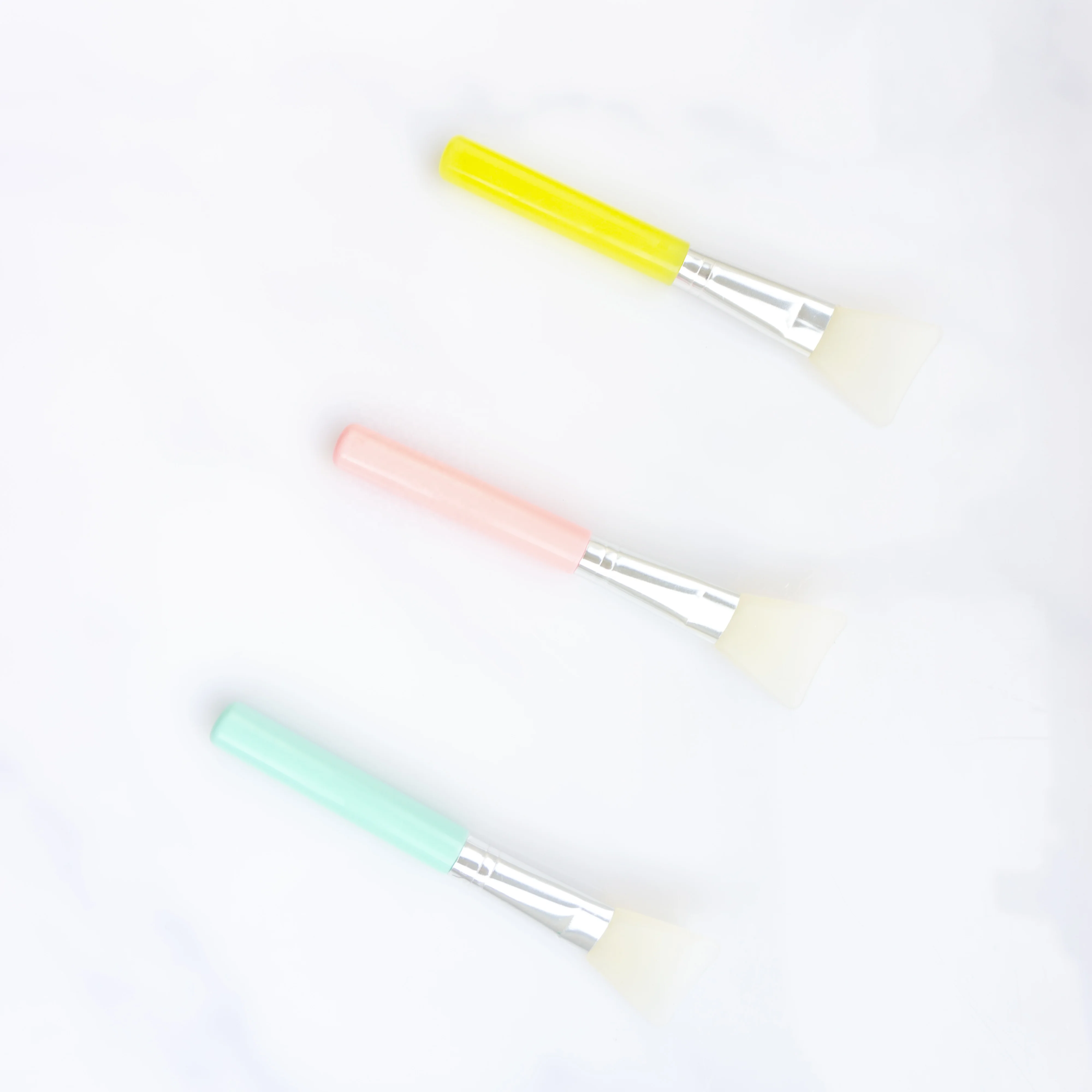 Wholesale facial soft mask brush applicator silicone cosmetic tool