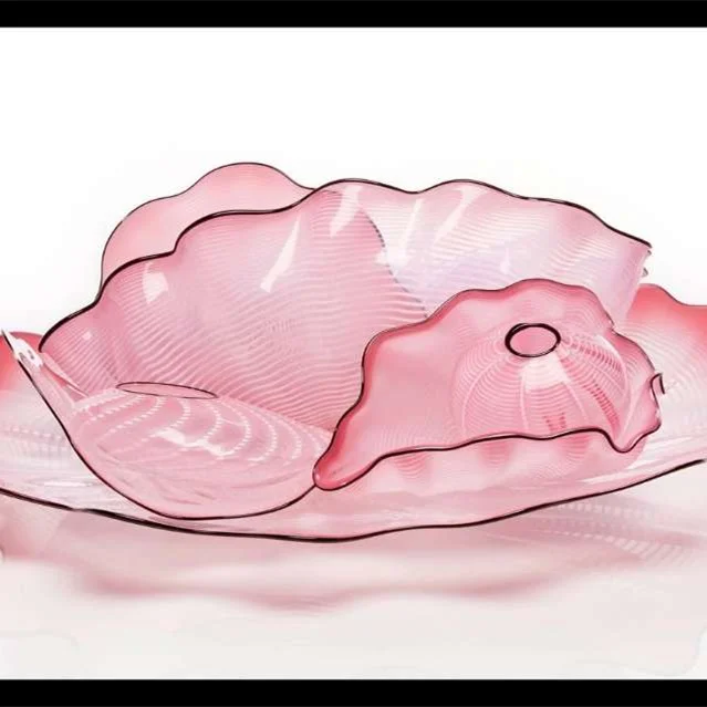 Gorgeous Painting Stained Art And Craft Ornamental Murano Glass Bowl Decoration for Home Natural Crafts