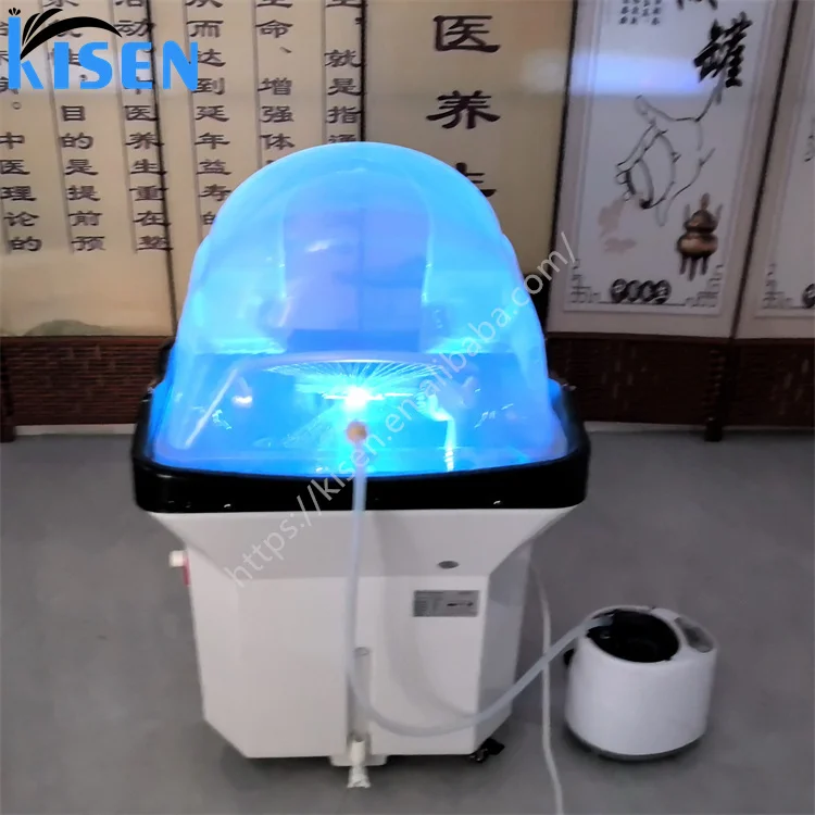 Kisen 60L big water tank portable hair spa washing salon shampoo sink basin bowl no need connect the water plumbing