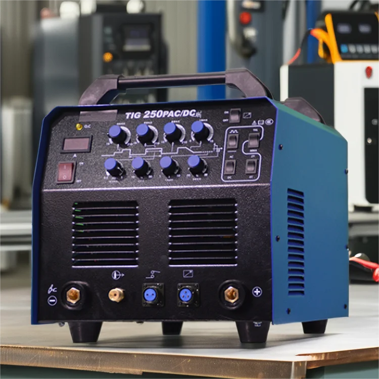 TIG 250PAC/DC 110V/220V High Power Welder MIG/MMA/TIG/Arc Igbt Inverter Electric Pulse Welding Machine For Weld