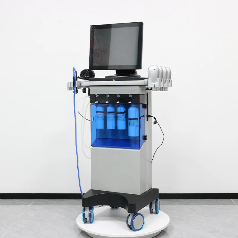 Logo free hidra facial cleaning blackhead removal oxygen jet hydra microdermabrasion hydro beauty equipment