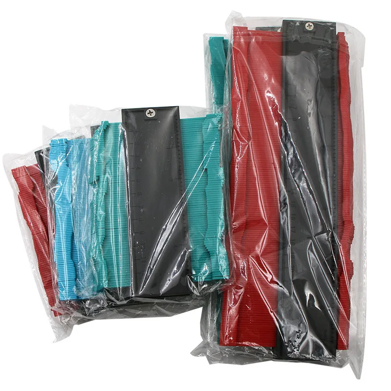 12cm Shape Contour Gauge Profile Tool Plastic Contour Copier Measuring Instruments Shape Gauge Duplicator Contour Template Tools