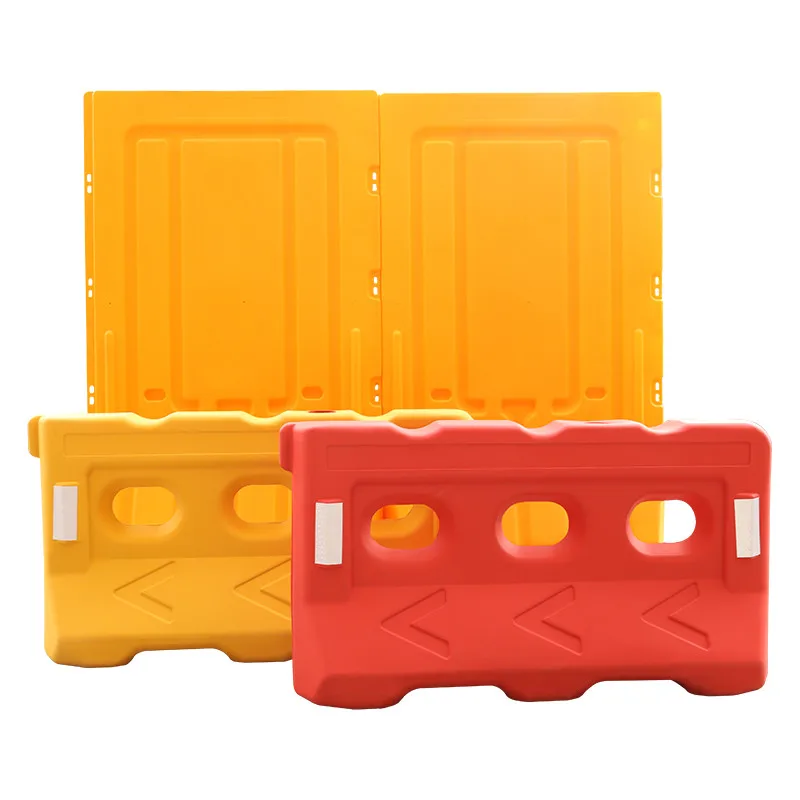 Переносной переносной корпус с тремя отверстиями для заливки воды пластиковые Защитные барьеры дорожного движения заполненные водой