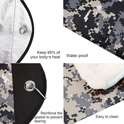 Portable Emergency Outdoor Waterproof Travel Warmer Bag  Emergency Blanket for camping or hiking