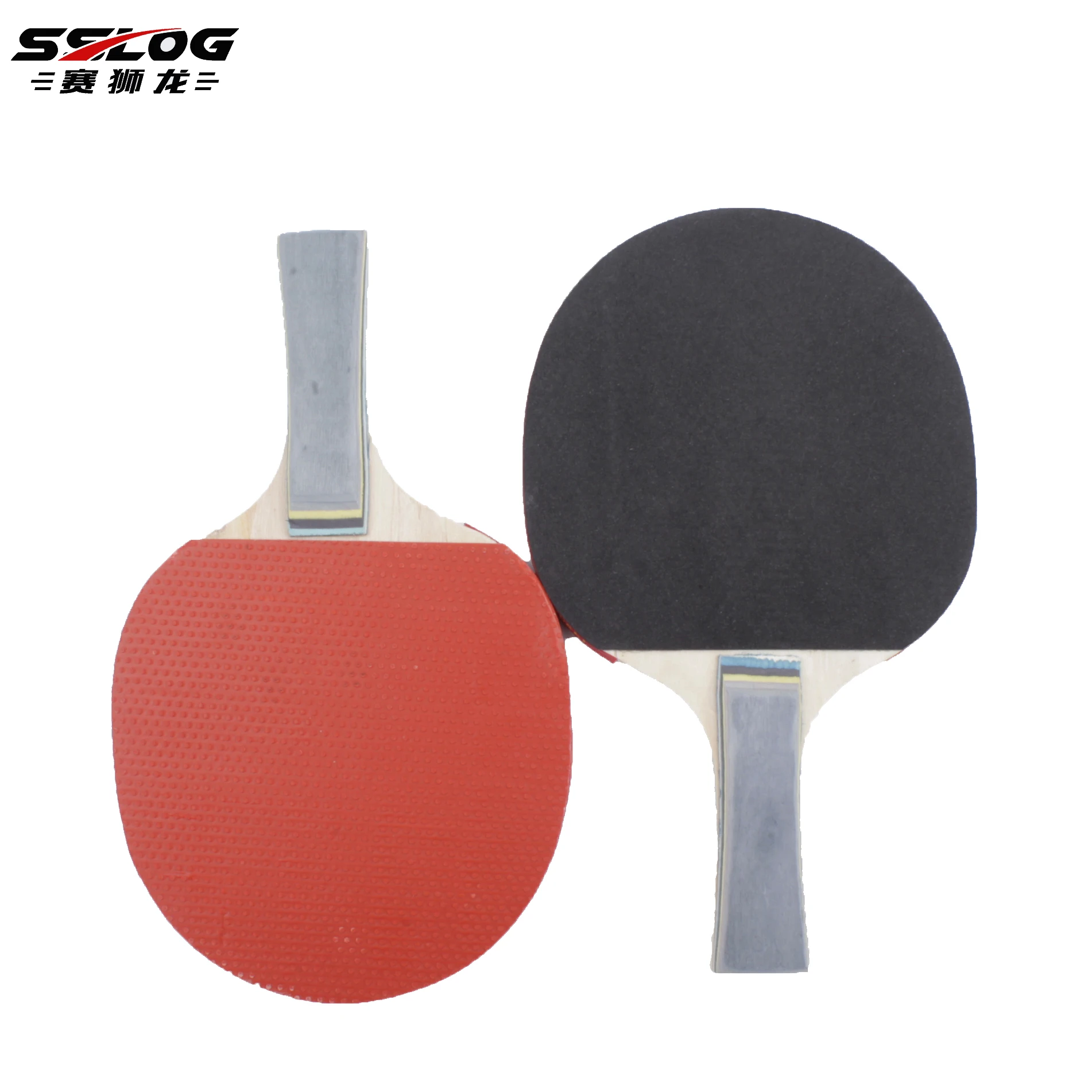 Wholesale customization double layer case table  tennis racket with hurricane rubber