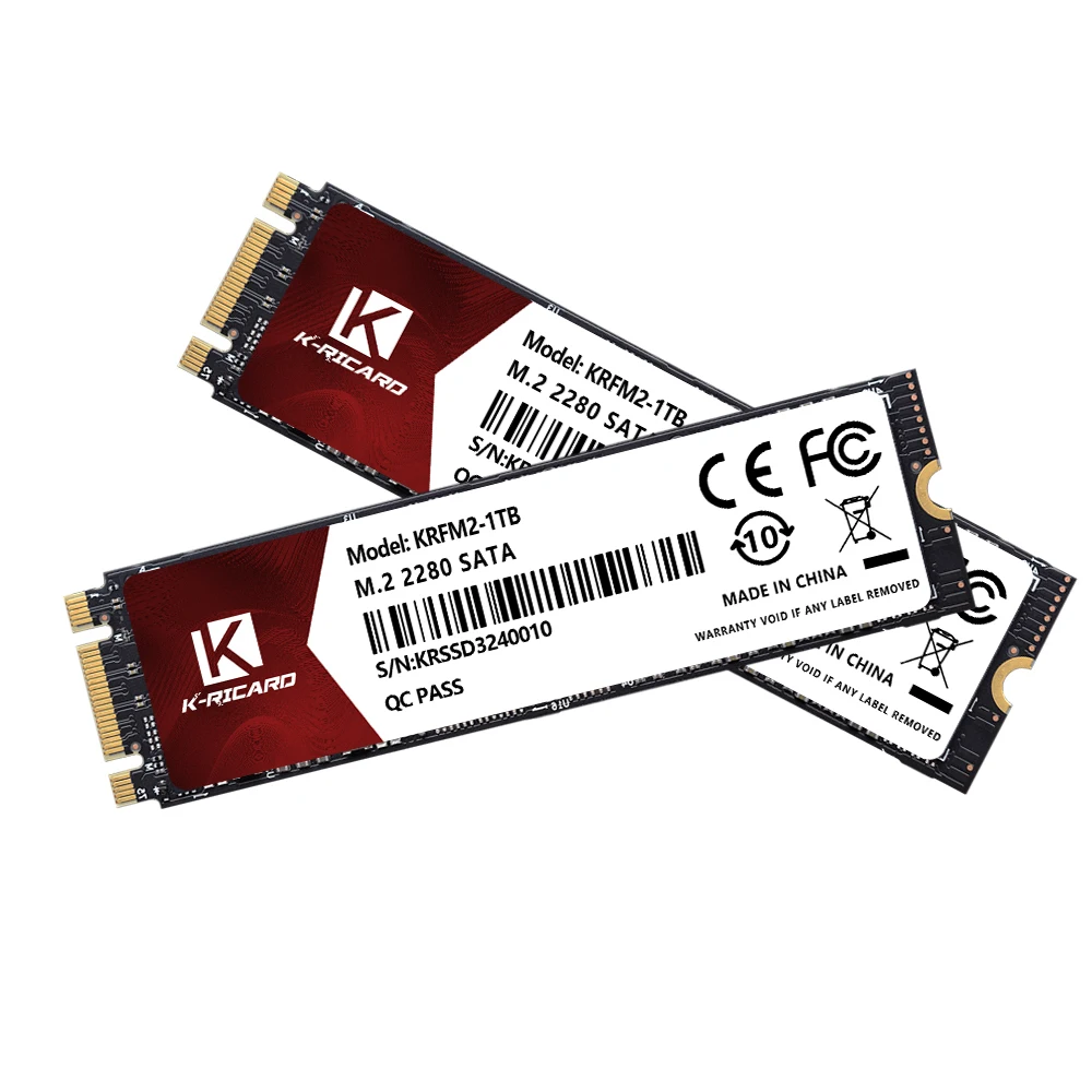 K-ricard 2280 NGFF M.2 Ssd 512GB 1TB 256GB Internal Hard Disk M2 SATA SSD Solid State Drive