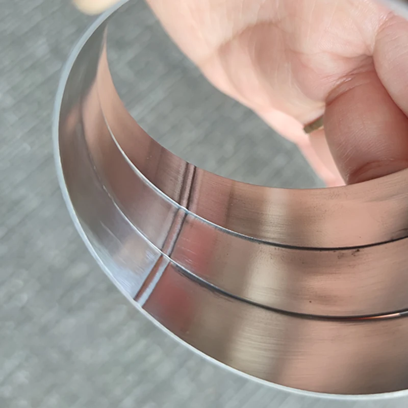 4INCH 1.0mm Thick 9 degree Laser Cut Pipe Section Titanium Piecut for Welding Exhaust Pipe