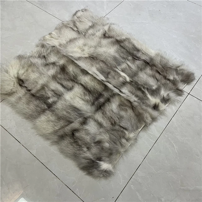  natural animal fox fur soft white fox blue