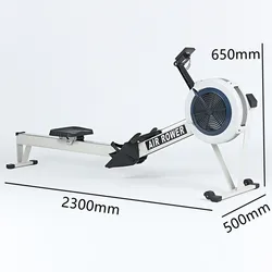 2021 Portable Cardio air rower Machine For Home Gym Fitness equipment black  air rowing machine