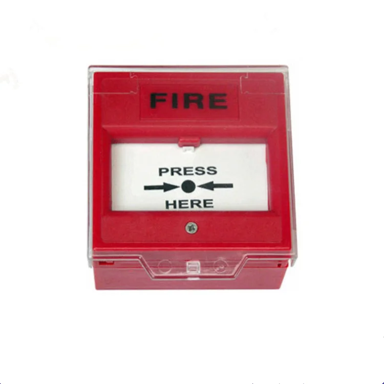 Wholesale Fire Detection System MCP protective resettable Manual Call Point with cover Pull Station