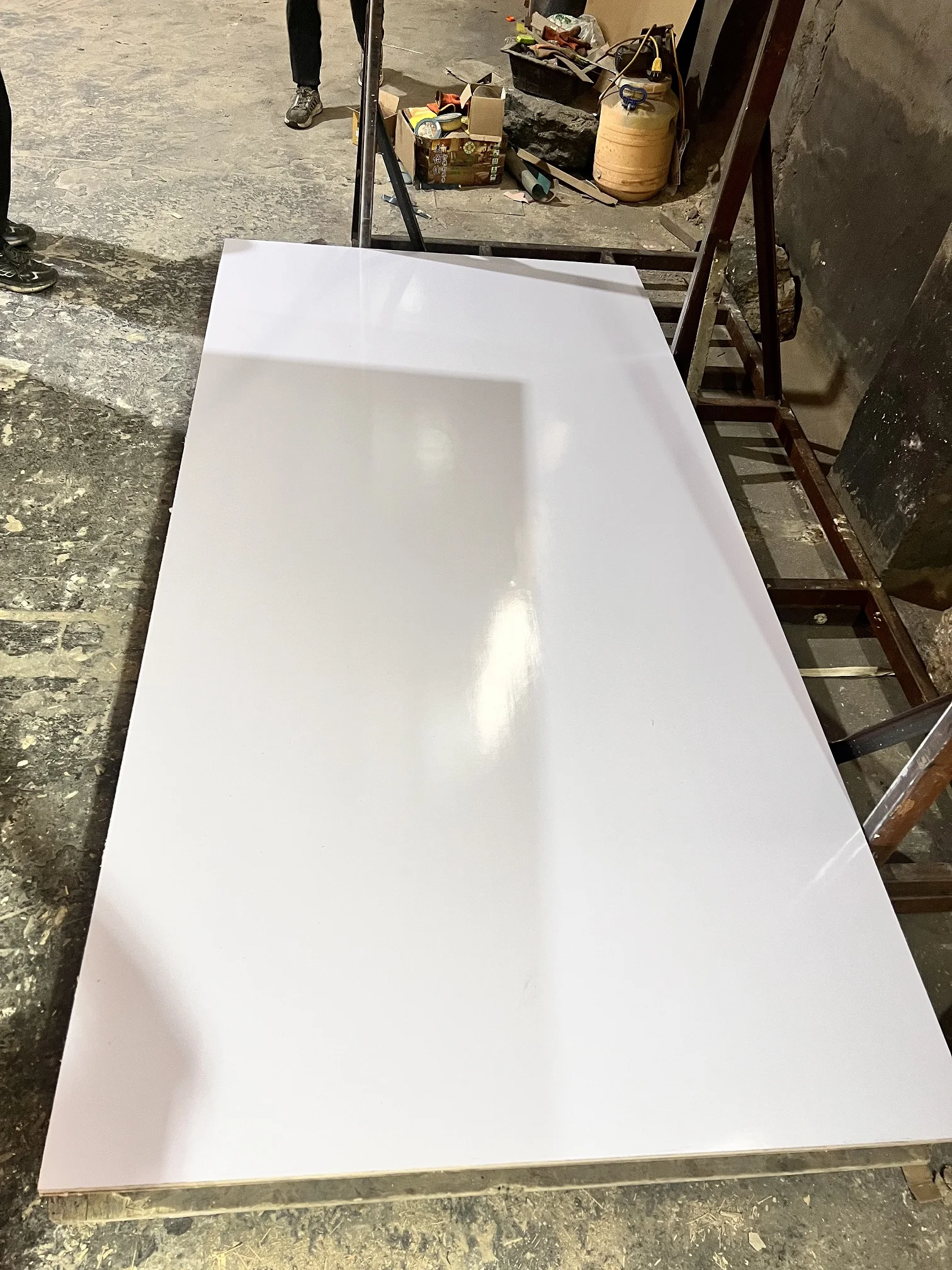 high glossy uv melamine mdf sheet price 1220X2440X16mm/17mm/18mm to nigeria market
