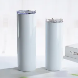 Flypeak Supplier top seller 2022 wholesale sublimation blanks tumbler 20oz skinny straight 20oz sublimation tumbler straight