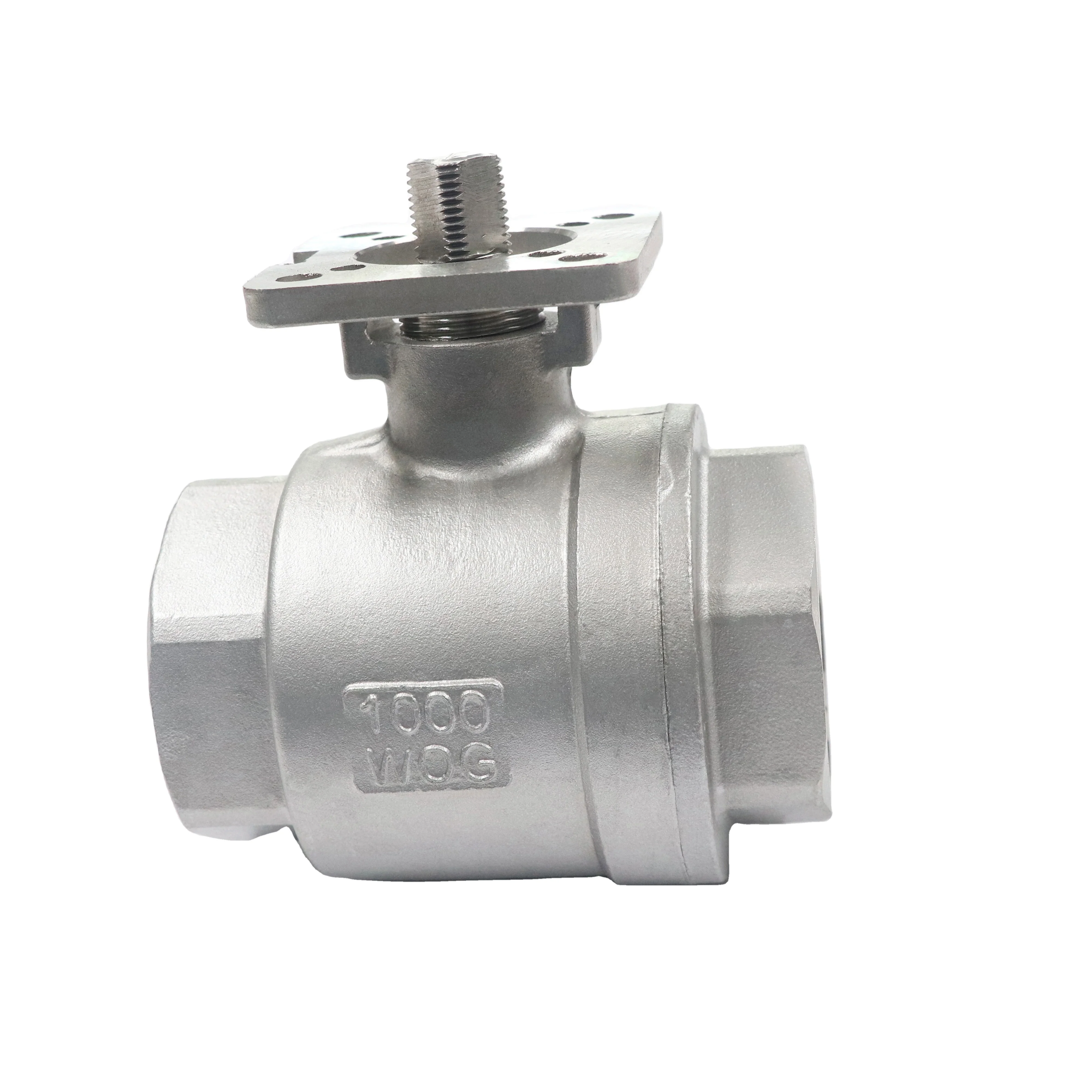 Hot selling Wholesale High Quality 2PC High Platform Threaded Ball Valve Sanitary Relief Rotary Valve