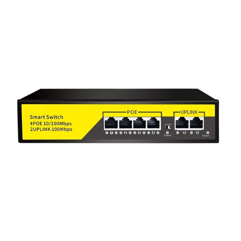 OEM/ODM high quality Manufacture 4 port 10/100M poe switch