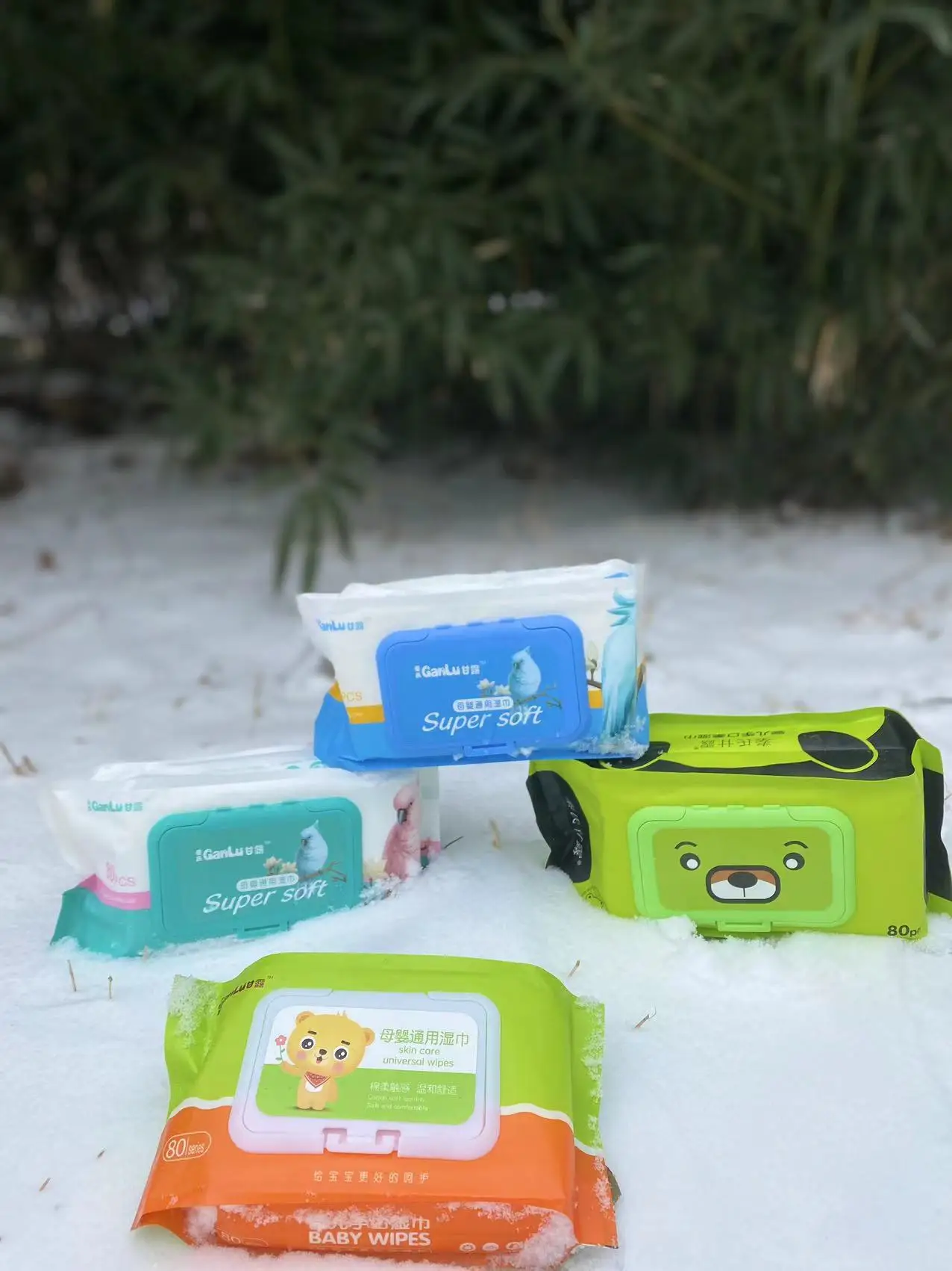 Customize Logo Biodegradable Pet Teeth Hair Ear Cleaning Wet Wipes Dog Cat Comb Wipes Wet