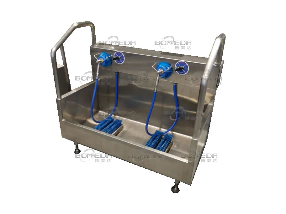 Boot Cleaner with Polyurethane Roller  Cleaning and Sterilizing Machine Equipment
