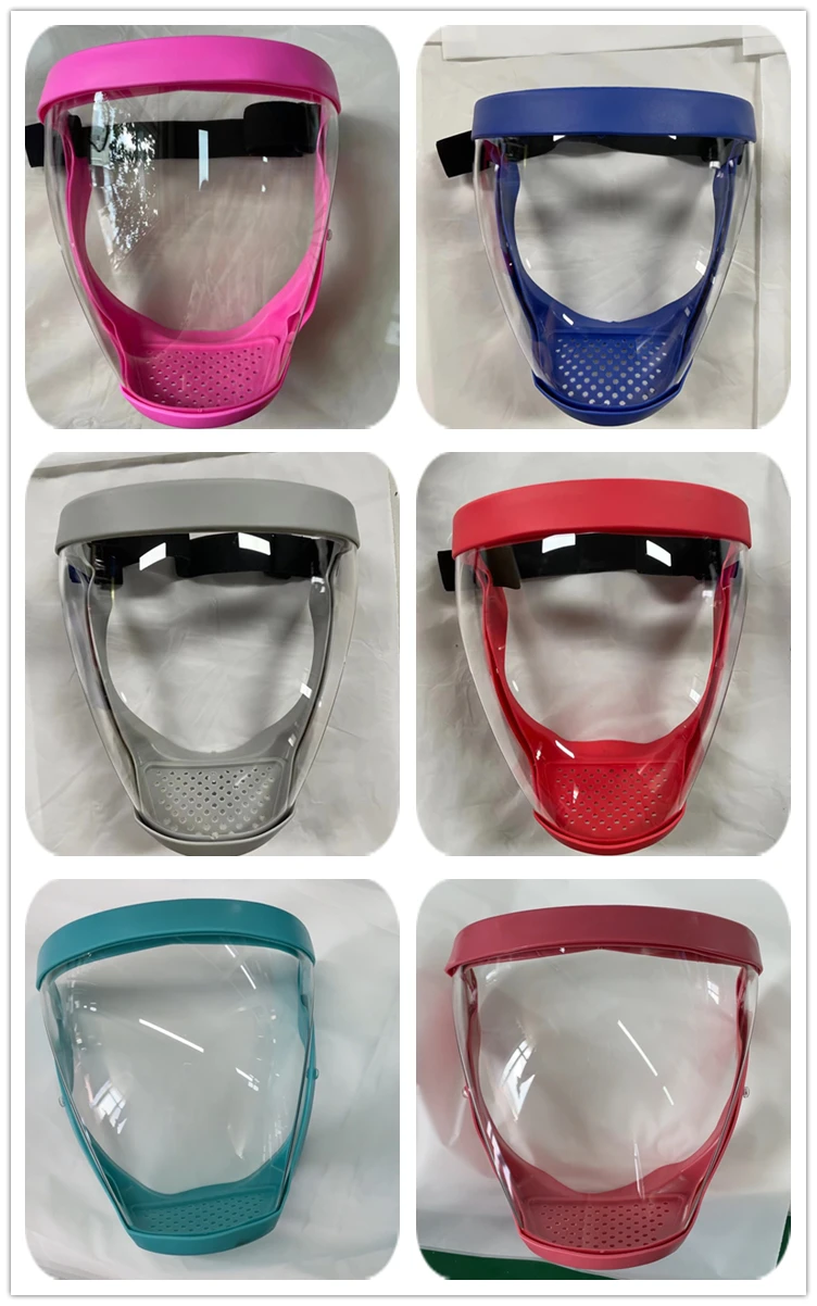 Защитный чехол для лица, маслостойкий пластиковый держатель для очков, оправа, противотуманная Крышка для лица, прозрачный в наличии