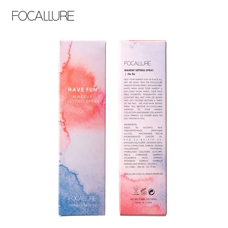 
FOCALLURE New 100ml Lasting Long Liquid Face Fixing Makeup Finish Setting Spray Oil-Control Moisturizing 