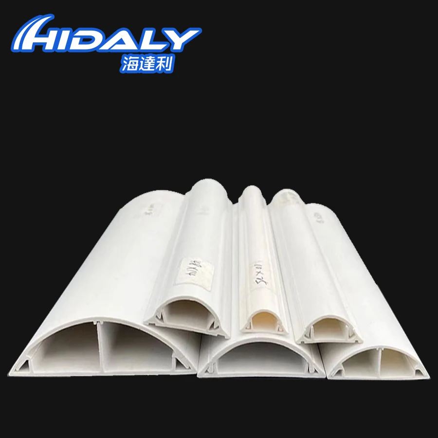
Snow White wiring protector PVC material for Southeast Asia 35X10 Anti-uv Plastic canaleta Arc Floor cable 