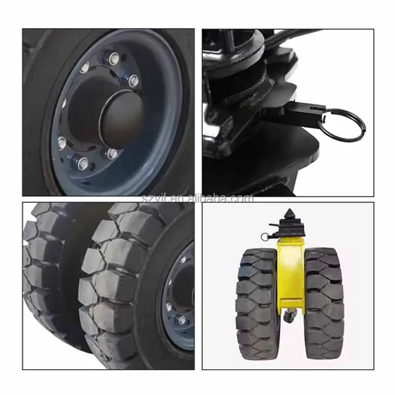 Factory Original 4pcs 22inch Rubber Container Casters Wheels For Mountain Grassland