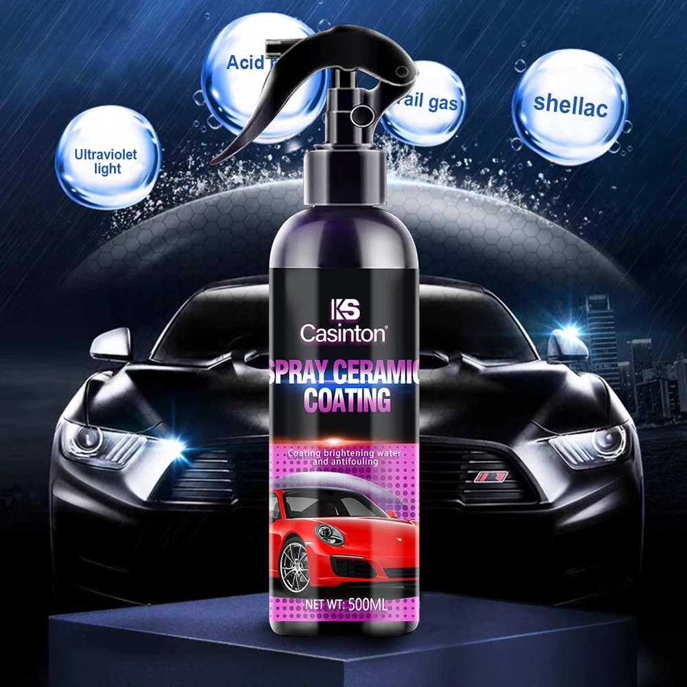 Hot Selling Customized Nano Ceramic Spray Car Coating Brand for Brightening and Protecting Car Paint for Polishing Care