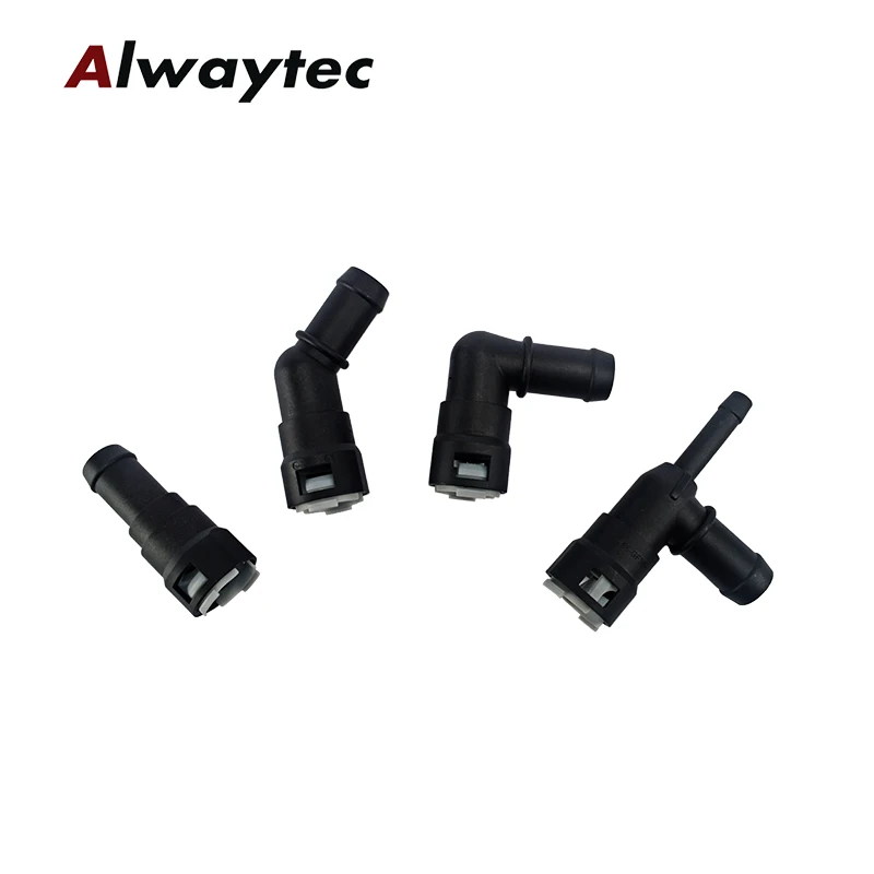 Rubber Nylon Oil Line Pipe Adapter Disconnect Release Hose Connector New 18.9mm Fuel Hose Connector Quick Pipe Fitting