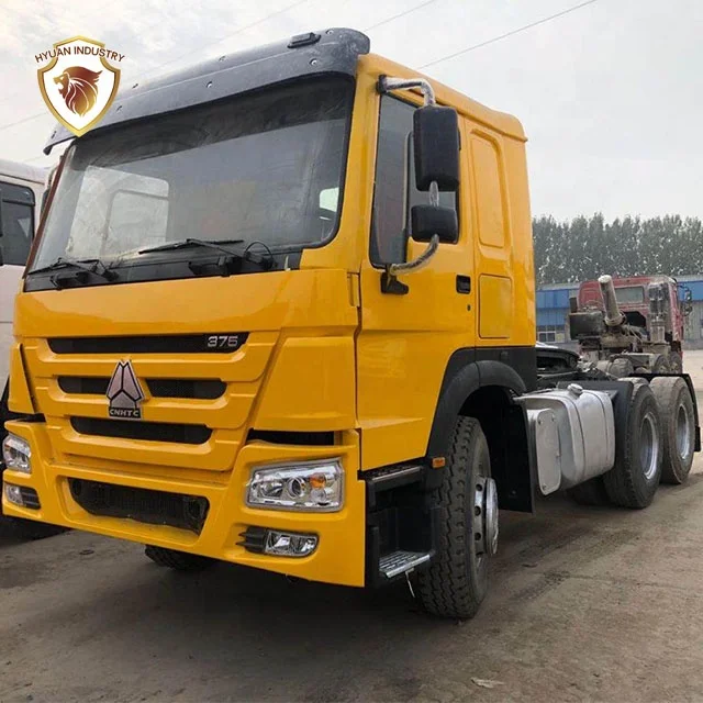Низкая цена Подержанный трактор HOWO 6x4 371HP головка прицепа лучшего качества