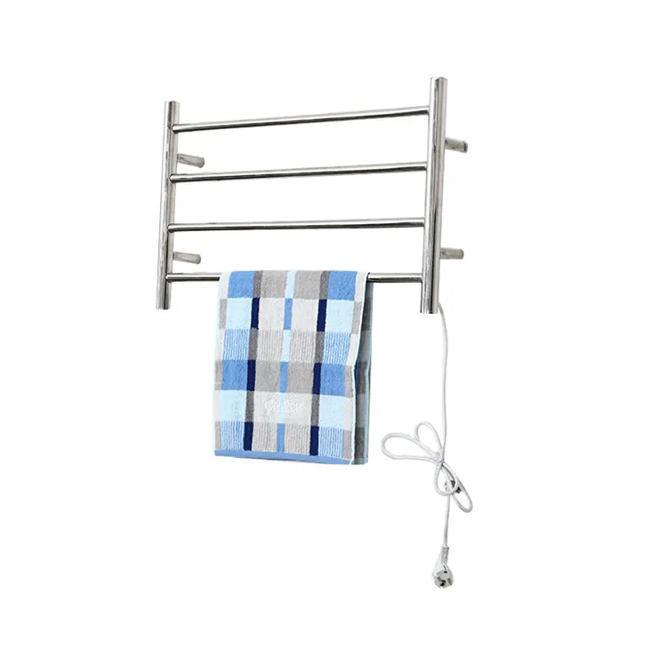 Отель дома аксессуары для ванной комнаты из нержавеющей стали настенный Электрический Полотенцесушитель стеллаж для выставки товаров