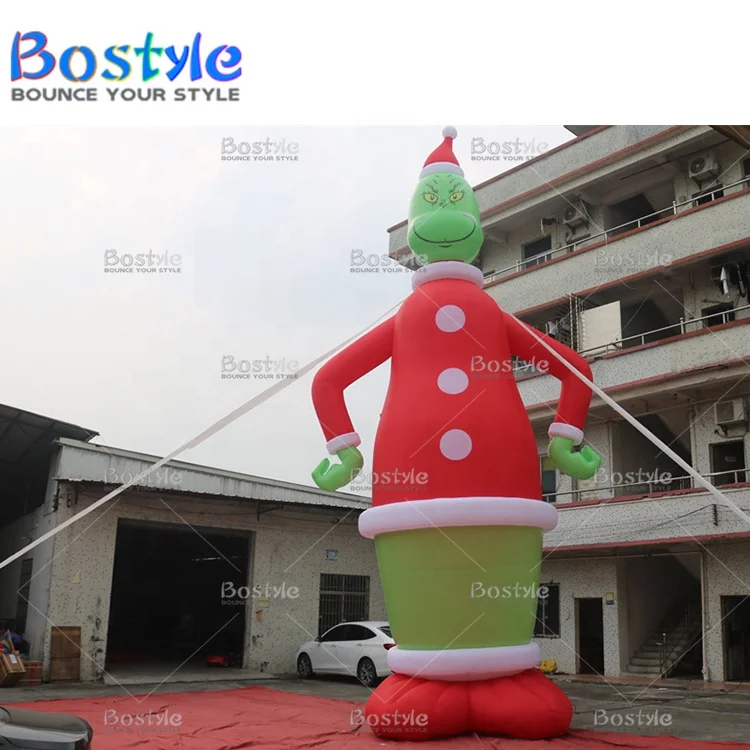 Customized size Xmas decoration christmas inflatable toys clown inflatable bounce house for sale